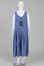 Load image into Gallery viewer, Grizas blue textured tank dress (XL) *New with tags $397
