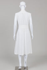Load image into Gallery viewer, Ba&amp;sh white collared button up sleeveless dress (M)
