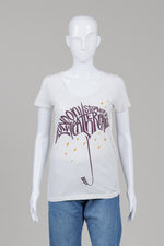 Load image into Gallery viewer, Burberry Brit heather grey umbrella print t-shirt (XS)
