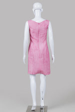 Load image into Gallery viewer, Laurel pink sleeveless shift dress with lining (34)

