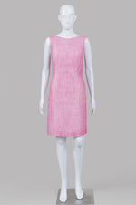 Load image into Gallery viewer, Laurel pink sleeveless shift dress with lining (34)
