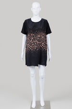 Load image into Gallery viewer, All Saints fade out animal print T-shirt mini dress with pockets (M)

