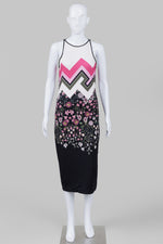 Load image into Gallery viewer, Ted Baker sleeveless floral and geometric print dress (2)

