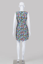 Load image into Gallery viewer, Kate Spade brightly multicolor floral sleeveless sundress (4)
