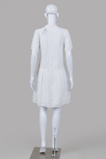 Load image into Gallery viewer, Dagg &amp; Stacey white eyelet short sleeve mini dress (4)
