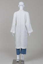 Load image into Gallery viewer, Frances La Vie vintage white long sleeve kaftan (4)
