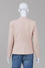 Load image into Gallery viewer, Theory peach collarless fitted blazer (10)
