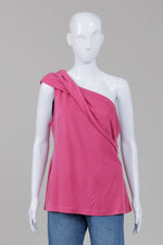 Load image into Gallery viewer, Acler fuschia one shoulder jersey top (12)
