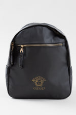 Load image into Gallery viewer, Versace mini backpack with gold hardware *gift with purchase item
