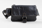Load image into Gallery viewer, Jack Georges black leather fanny pack
