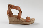 Load image into Gallery viewer, Ugg brown espredillo wedges with back zippered closure (8)
