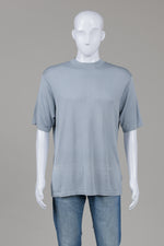 Load image into Gallery viewer, Harry Rosen Steel Blue Short Sleeve Crewneck Sweater (L)

