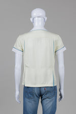 Load image into Gallery viewer, Tombolo x Wole Citron Bowling Shirt w/ Motif
