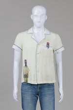 Load image into Gallery viewer, Tombolo x Wole Citron Bowling Shirt w/ Motif
