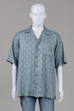 Load image into Gallery viewer, Tommy Bahama Blue Print Short Sleeve Shirt (M)
