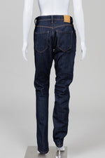 Load image into Gallery viewer, Du/er L2X Relaxed Fit Dark Wash Slim Leg Jeans (29x34)
