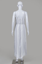 Load image into Gallery viewer, Witchery White/Grey Stripe Spaghetti Strap Maxi Sundress (8)
