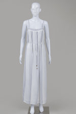 Load image into Gallery viewer, Witchery White/Grey Stripe Spaghetti Strap Maxi Sundress (8)
