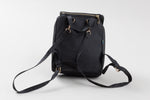 Load image into Gallery viewer, Gaston Luga black backpack with 2 changeable zippered flaps in black and burgundy *new with tags and dustbag
