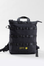 Load image into Gallery viewer, G-Star Raw black fabric backpack with zipper closure
