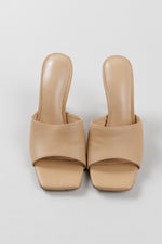 Load image into Gallery viewer, Tony Bianco light tan slip on heeled sandal (5.5)
