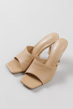 Load image into Gallery viewer, Tony Bianco light tan slip on heeled sandal (5.5)
