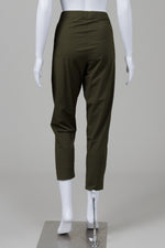 Load image into Gallery viewer, Ayrtight (Canada) Olive Elasticized Waist Travel Pants (L)

