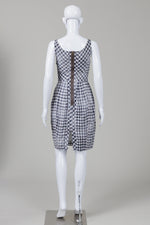 Load image into Gallery viewer, Paul Smith Gingham Sleeveless Fitted Dress (40)
