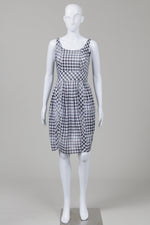 Load image into Gallery viewer, Paul Smith Gingham Sleeveless Fitted Dress (40)
