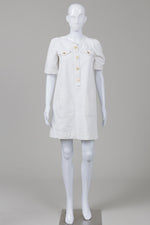 Load image into Gallery viewer, Isabel Marant white denim short sleeve dress (36)
