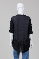 Load image into Gallery viewer, Kedziorek Zip Jacket w/ 3/4 Sleeves w/ Bubble Smocking Bodice (40) *Like new
