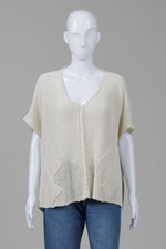 Load image into Gallery viewer, Naya Cream Knit Popover Sweater (S) *New w/ tags $219

