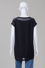 Load image into Gallery viewer, AllSaints Black Georgette Lined Shell (6)
