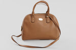 Load image into Gallery viewer, Michael Michael Kors Tan leather shoulder bag with cross-body strap
