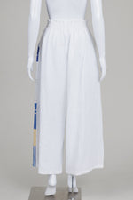 Load image into Gallery viewer, DU Wide Leg Patchwork Colourblock Elasticized Waist
