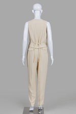 Load image into Gallery viewer, Giorgio Armani Wheat Lined Vest &amp; Trouser Set (Pant 42 Vest 44)
