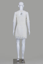 Load image into Gallery viewer, Maje Ivory Lace Short Sleeve Dress (4)
