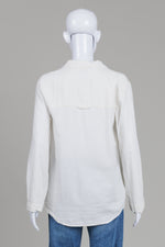 Load image into Gallery viewer, COS Off White Pyjama Collar Shirt (XS)
