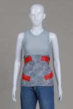 Load image into Gallery viewer, Stella McCartney for Adidas Grey/Red Athletic Tank Top (S)
