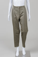 Load image into Gallery viewer, Cambio Kara Khaki Sateen Straight Leg Pants (14)
