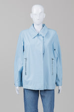 Load image into Gallery viewer, Left Hand Vintage 90's Blue Rain Jacket w/ Zip Pockets

