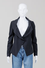 Load image into Gallery viewer, Donna Karan Black Shawl Collar Blazer (10)
