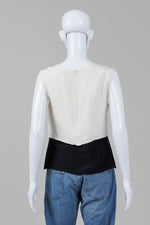 Load image into Gallery viewer, Judith &amp; Charles Cream/Black Layered Shell (6)
