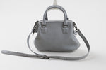 Load image into Gallery viewer, Matt &amp; Nat Grey Frame Adjustable Cross Body Purse (Wear on bottom corners)
