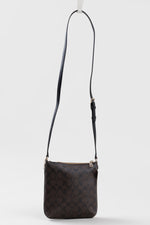 Load image into Gallery viewer, Coach dark Brown with black accents leather crossbody mini messanger bag *new with tags
