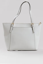 Load image into Gallery viewer, Michael by Michael Kors Ivory Tote Bag with Zippered Top with Dustbag

