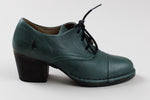 Load image into Gallery viewer, Fly London evergreen heeled Oxford shoes (38)

