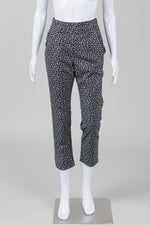 Load image into Gallery viewer, Kate Spade Black/White Mini Floral Pants (00)
