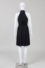 Load image into Gallery viewer, Joseph Ribkoff Black Sleeveless Dress w/ Waist Detail (4)
