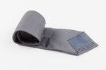 Load image into Gallery viewer, ERMENEGILDO ZEGNA black and silver silk pattern tie, 3” width
